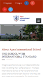 Mobile Screenshot of apexinternationalschool.org